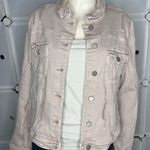 Dear John  Relaxed Annie Distressed Denim Jean Jacket Size Large Photo 0