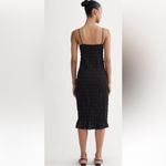 Everlane THE SMOCKED COLUMN BLACK DRESS Photo 2