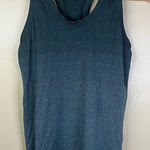 Athleta  Momentum Gradient Tank Green Seamless Racerback Size Small‎ Activewear Photo 0