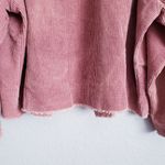 VICI  Mauve Frayed Hem Corduroy Buttondown Jacket Photo 6