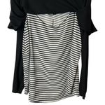 Torrid Black Open Back Sweater Layered Over Black/White Tank #10254291 1/1X Photo 4