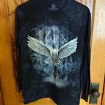 The Mountain Tie-dye snowy owl long sleeve shirt Photo 7
