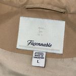 Faconnable Womens Quilted Full Zip Water Resistant Puffer Vest Khaki‎ Large Tan Photo 4