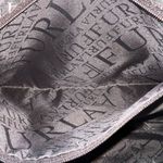 Furla  Suede Bag with Braided Handles RARE Photo 9