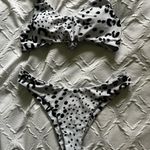Zaful White leopard high waisted bikini set Photo 0