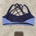 Lululemon  Free To Be Wild Bra - Black size 10 no pads purple Photo 1