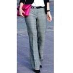 EXPRESS ✨ Editor houndstooth plaid barely boot low rise pants✨ Photo 1