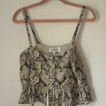 Soleiluna FRILL TIE CAMI Floral Waist Tie Organic Cotton Flowy Size S Photo 4