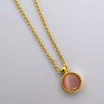 Simple style Adjustable Pendant Necklace for Women Gold Photo 2
