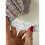 ZARA Crop Plaid Tweed Top Pink Blue Size Small NEW Photo 6