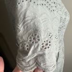 Tea N Rose gray cotton eyelet dress medium Photo 6