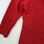 Apostrophe  M Medium Sweater Soft Angora Wool Blend Holiday Christmas Ruffle Red Photo 7