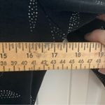 Vintage 90’s Dress Slinky Knit Size 14 Black Glittery Leaf Design Whimsigoth Photo 6