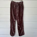 Anthropologie Tina Jo Women’s Medium Crushed Velvet Pull On Pants Stretchy Photo 2