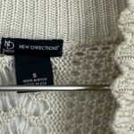 Vintage Y2K Style Tan Sweater Cropped Cardigan Size Small Boho Fairycore Photo 3