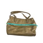 Gold/Tan embossed
Faux leather shoulder
Handbag Gold Photo 6