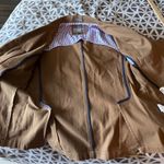 Wall Street Collection Corte Moderno Modern Fit Brown Cotton 2 Button Blazer 6 Photo 11