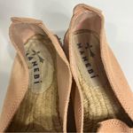 Manebi Hamptons platform espadrille slip on shoes suede womens size 38 peach tan Orange Photo 5