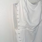 Lulus  Loving The Feeling White Strapless Bodycon Midi Dress Bridal Photo 4