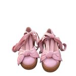 Fenty Puma X Rihanna Pink Bow Gladiator sneaker Sandals Women size 7.5 Photo 3