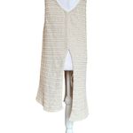 Lysse  Cotton Knit Beach Cover Up Dress Women’s Size Medium Beige Photo 3