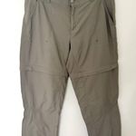 Columbia Titanium Omni Dry Gray Zip Off Hiking Outdoor Nylon Pant Sz 12 (Flawed) Photo 0