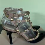 BCBGeneration Adobe Rockstud Studded Heels Black Size 9 Photo 7