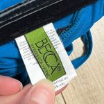 Becca  Turquoise Blue One Shoulder Swim Dress Plus Size 1X Photo 4