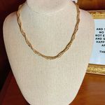 Elegant Gold Twisted Chain Necklace from Pretty Bird 🎀 NWT Photo 0