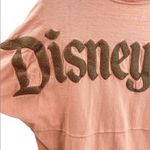 Disneyland Long Sleeve Spirit Jersey Oversized T-Shirt Peach Pink Gold Glitter Photo 38