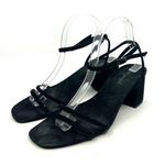 Free People  Black Ankle Strap Sandals Women's 10 US Photo 0