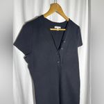 James Perse  Standard Rib Henley Dress | 4 Photo 1