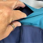 Athleta Crunch Navy and Lime Green 7/8 Leggings Photo 6