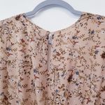 Hayden  Los Angeles Blush Floral Pleated Midi Dress Photo 9