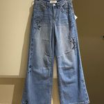 Playboy NWT  blue wide leg jeans, size 5 Photo 0