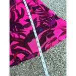 Torrid Plus Size 1 Hot Pink Tropical Mesh Smocked Waist Swimsuit Swim Cover Up Photo 5