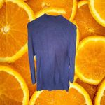 Loft Dark Blue Long Knit Sweater‎ Size Small Photo 2