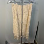Ultra Pink Crocheted NWT  beige skirt size medium‎ Photo 3