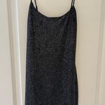 Lucy in the Sky Black Glitter Dress Photo 0