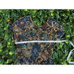 Vintage Black Paisley Beaded Shortsleeve Shirt Size M Size M Photo 5