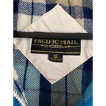 Pacific trail Womens Vintage Beige & Blue Hooded Jacket S Photo 3