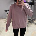 Light Purple Crew Neck Sweatshirt Size M Photo 0