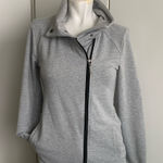 Roxy size XS gray long sleeve full zip sweatshirt Photo 0