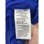 Anthropologie NEW Anthro Cobalt Blue Lace Overlay Shift Dress size Small Winter Boho Photo 8