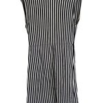 Anthropologie Saturday Sunday Navy White Striped Cotton Crossover Dress S Photo 4