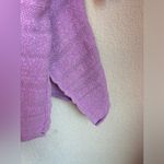 Pilcro Anthropologie Lavender Lilac Oversized Striped Crewneck Tunic Sweater S Photo 5