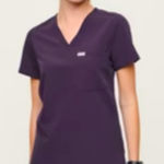 FIGS  Purple Shadow Catarina one pocket scrub top‎ size XXS Photo 0