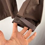 Stoic Nikwax Hooded Full Zip Jacket in Brown Blue Size Small Photo 6