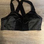 ZARA Women’s Festive Days Black Velvet w/Metallic Threa Button-Up Crop Top L Photo 10