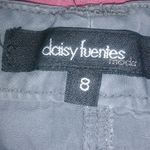 Daisy Fuentes  Moda 8 32x31 Cutest Riveted Gray Cotton Cargo Pants Photo 10